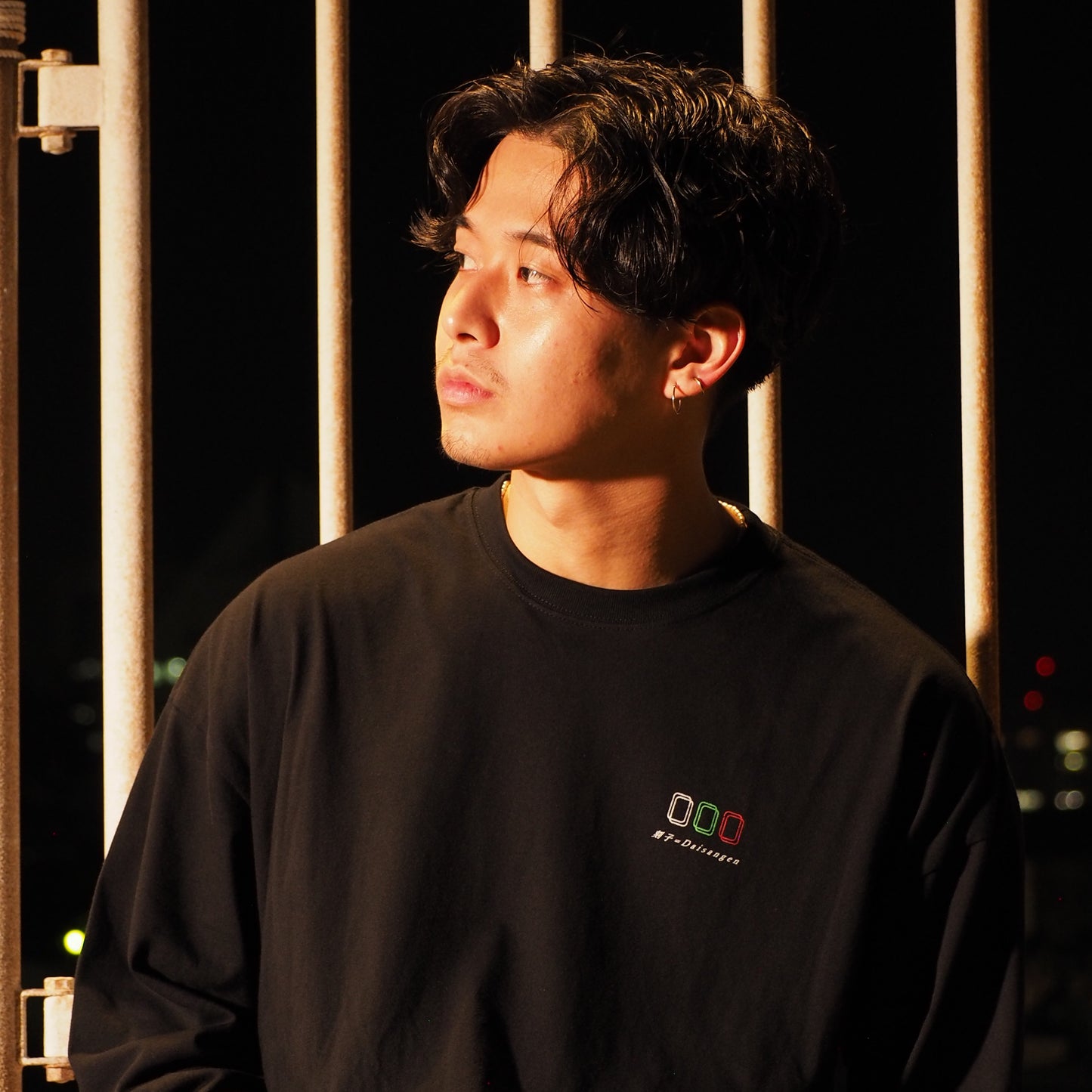 Daisangen big silhouette Long T-shirt