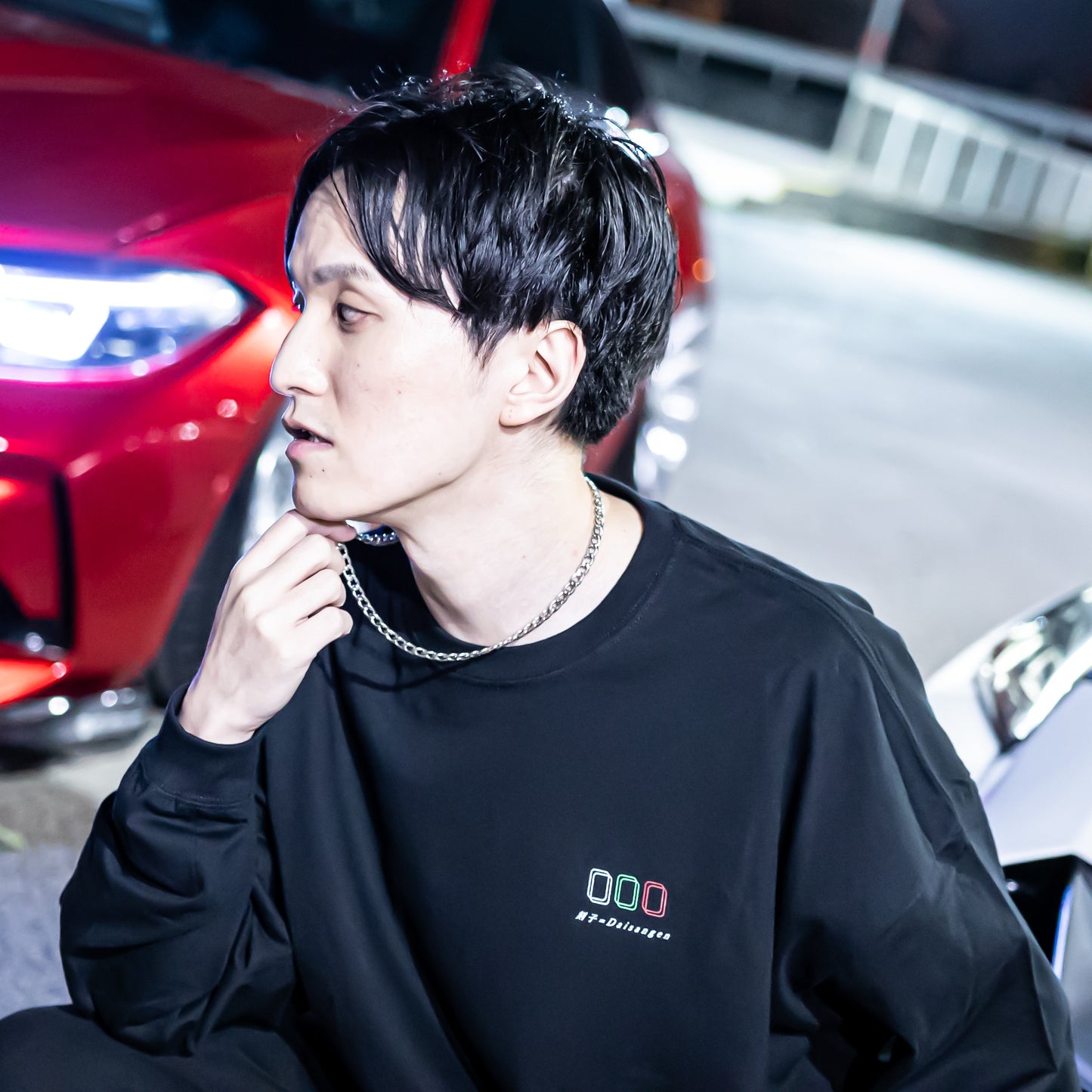 Daisangen big silhouette Long T-shirt