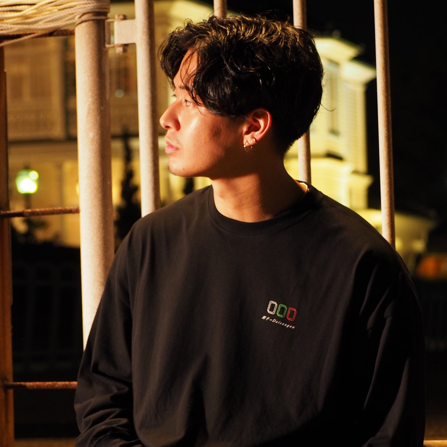 Daisangen big silhouette Long T-shirt