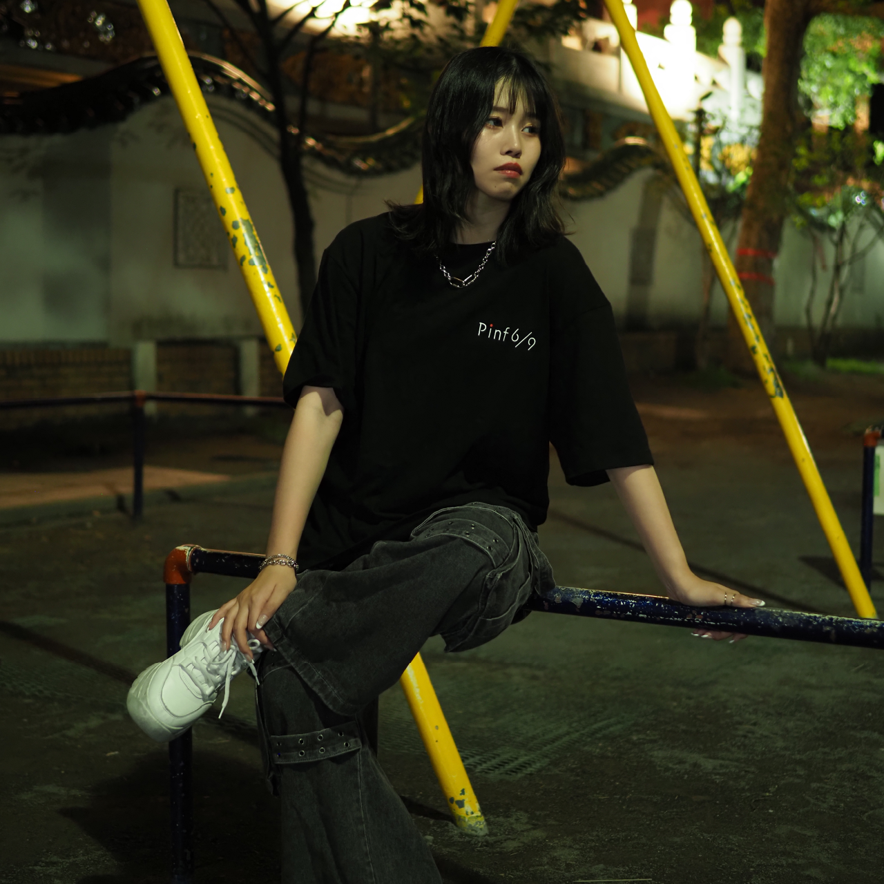 Chi big silhouette tee