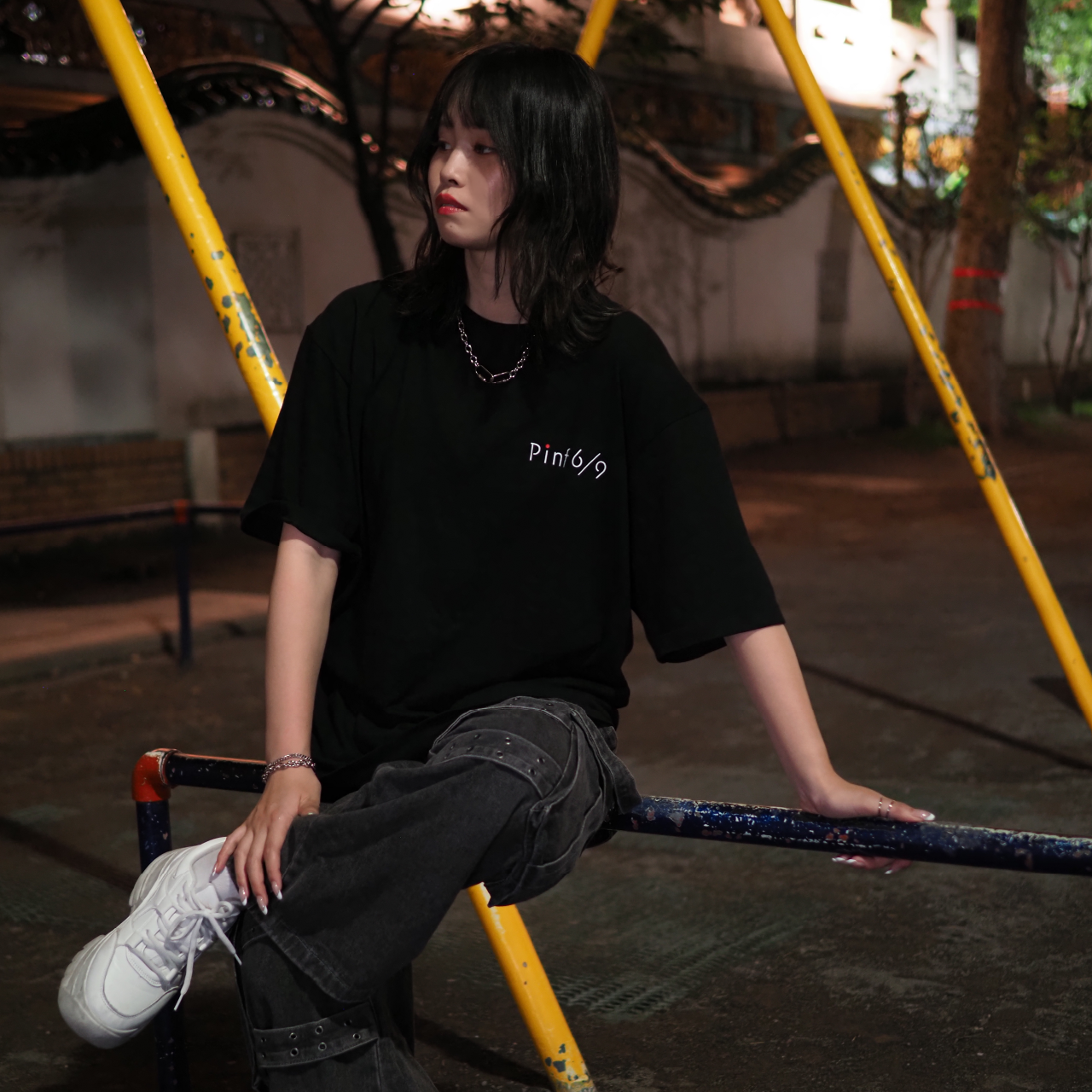 Chi big silhouette tee