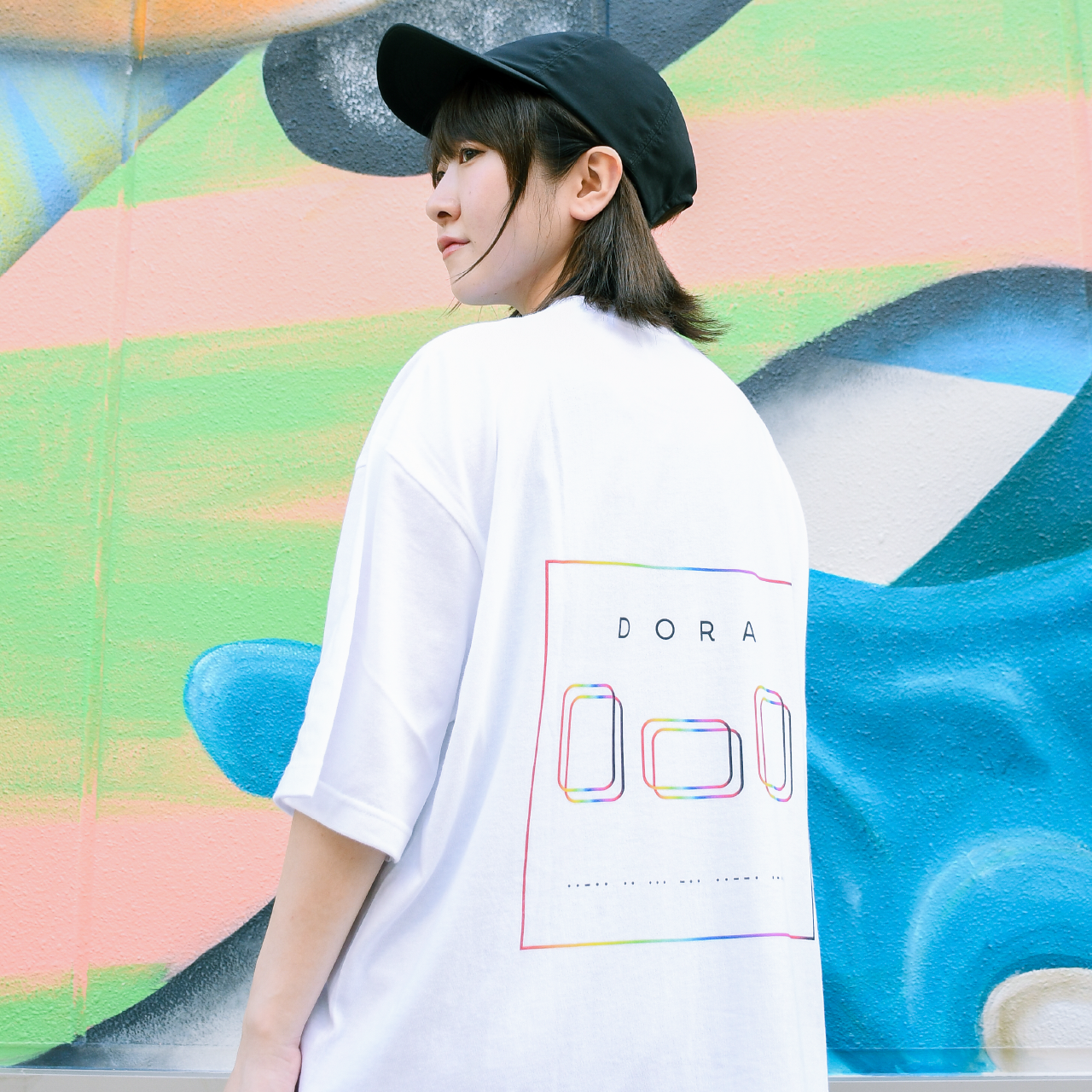 DORAPON big silhouette tee