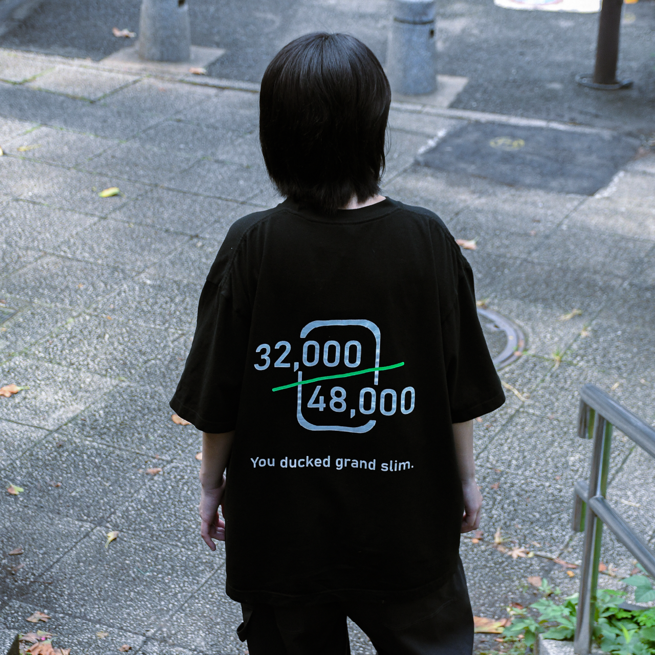 役満-YAKUMAN big silhouette tee