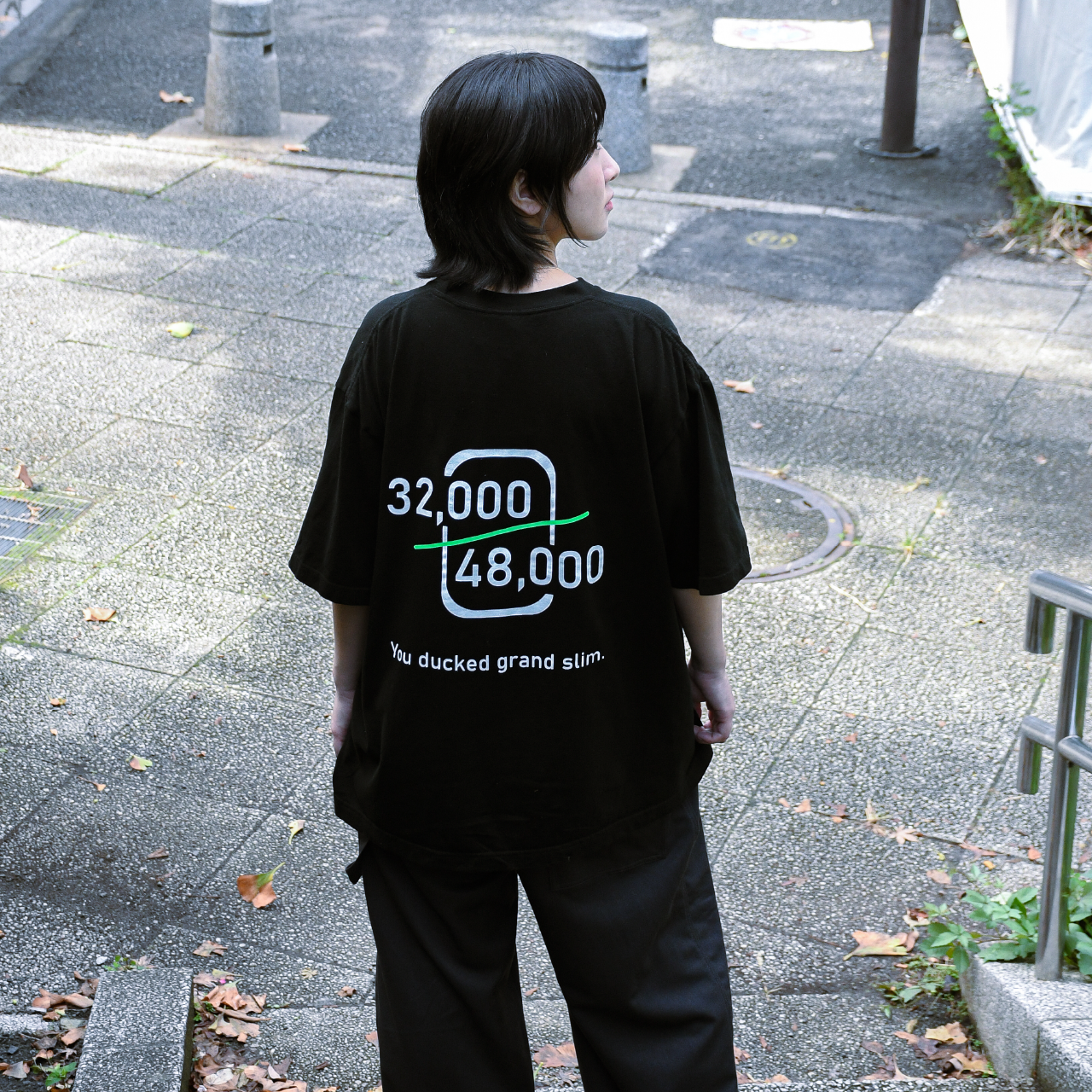 役満-YAKUMAN big silhouette tee