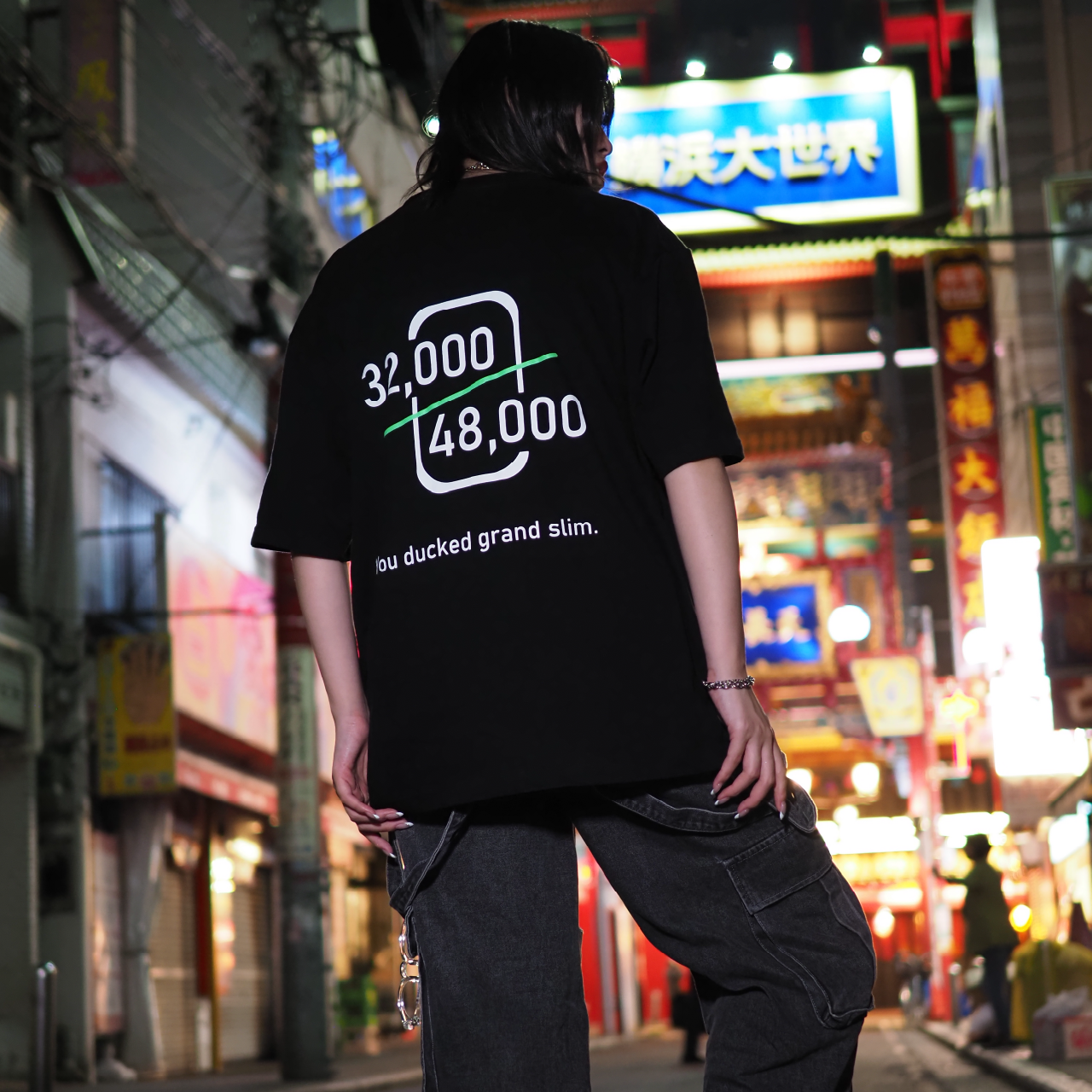 役満-YAKUMAN big silhouette tee