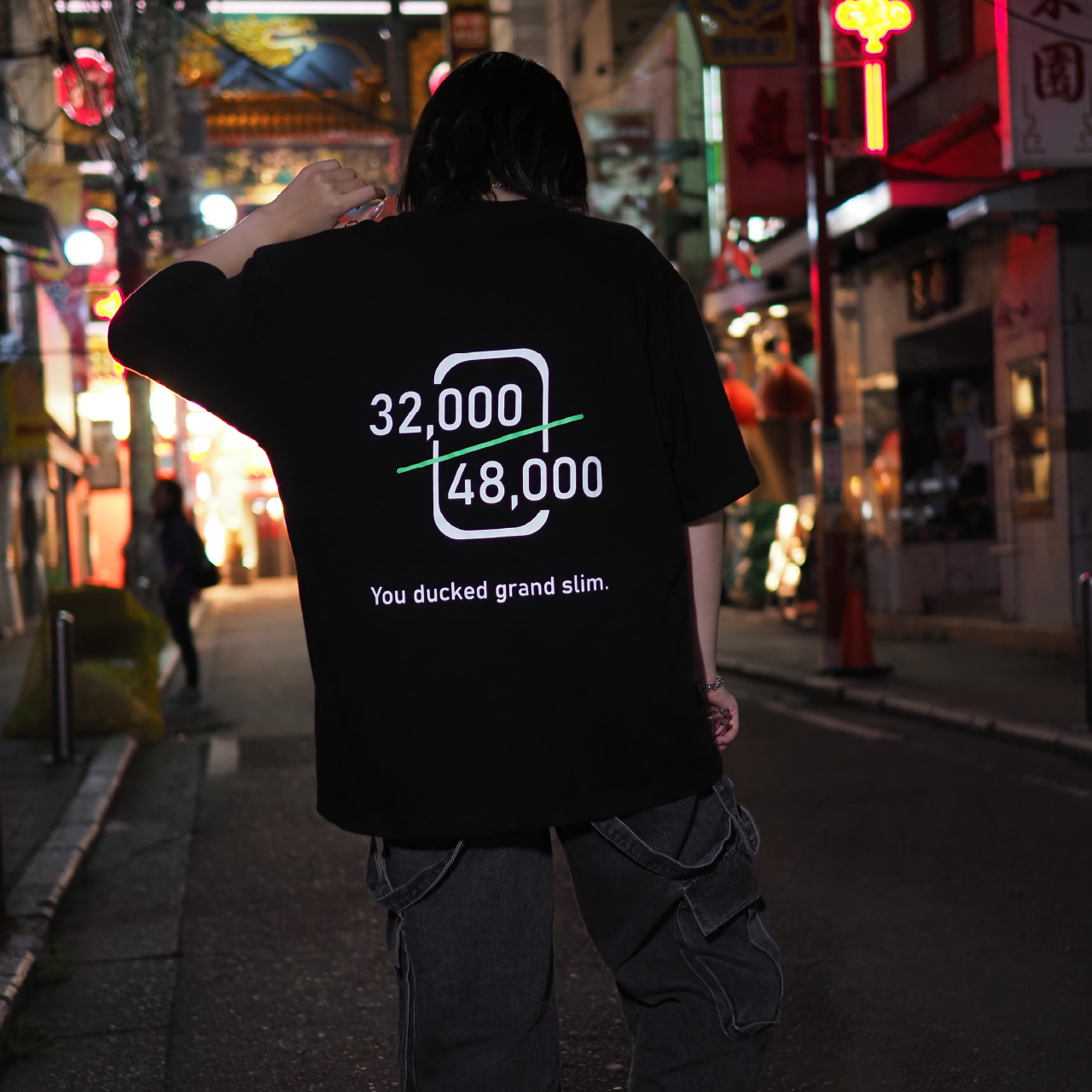 役満-YAKUMAN big silhouette tee