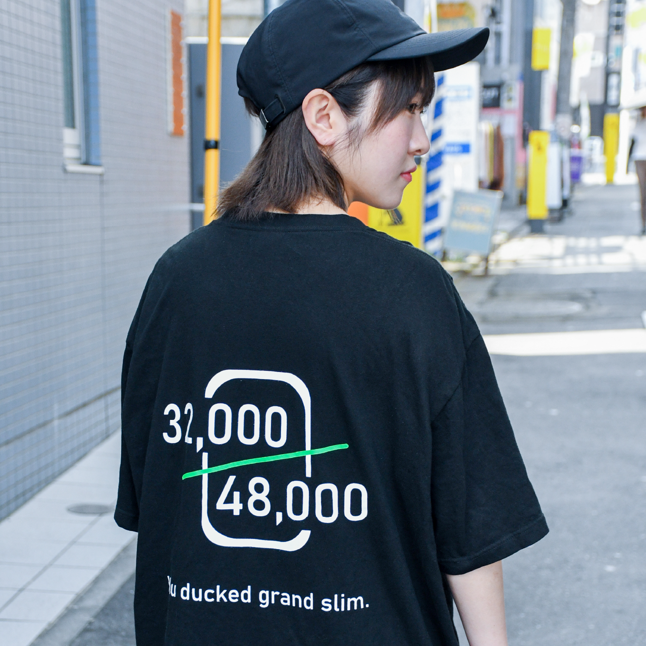役満-YAKUMAN big silhouette tee